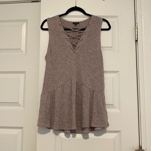 Express lace up cami